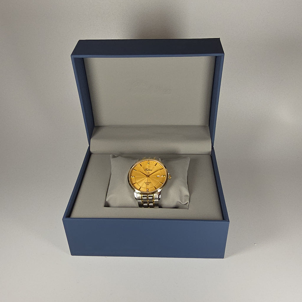 Pafolina Two-Tone Scratch-resistant Sapphire Crystal Quartz Stainless-steel 40mm