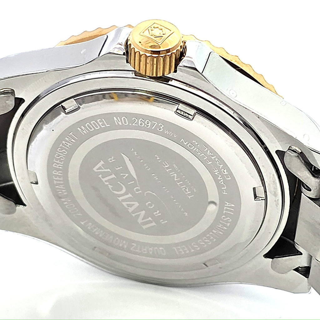 Watch Invicta Pro Diver for Men - 40mm - Steel, Gold - 200 mts Water Resistance