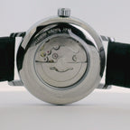 Automatic Mechanical Watch Day-Date Ochstin 22 jewels 42mm - Navy Blue Leather