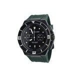 Watch Chronologia Trailer Carbon Fibre 46mm Green Silicone Headlight Case Tag
