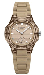 Invicta Celestial Lady 34.8mm Khaki and Transparente Tone case