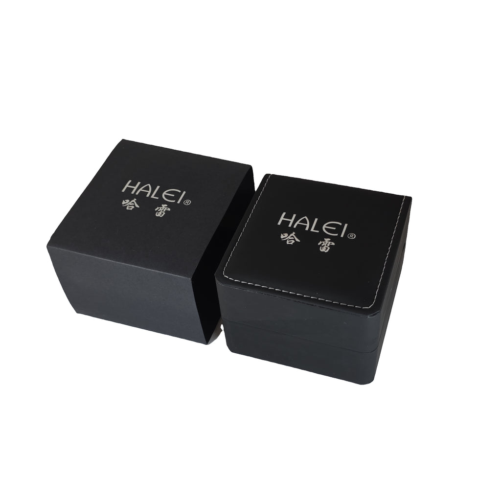 Halei Quartz Japanese Movement Stainless Steel Sapphire Watch 41 mm