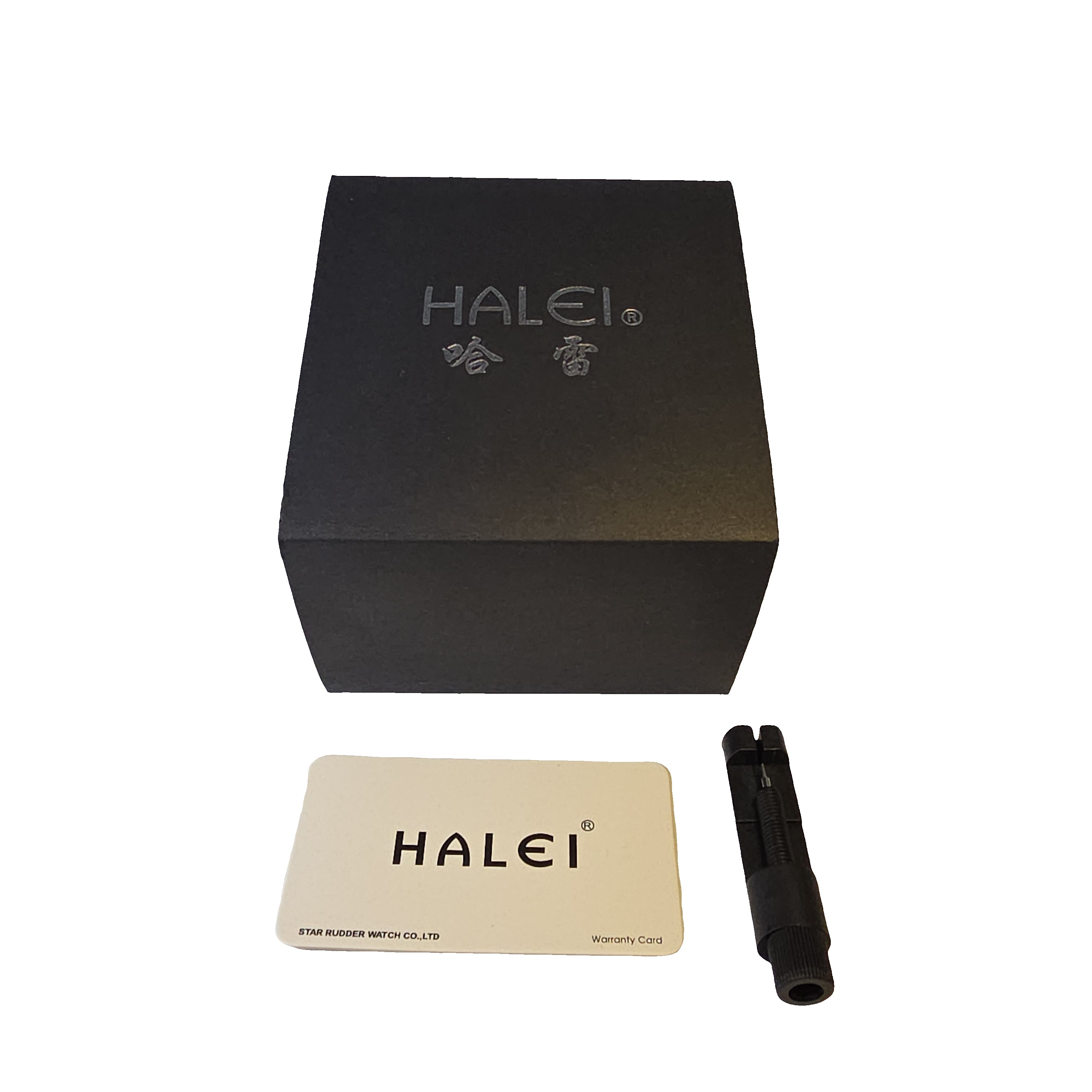 Halei Dive 40 mm Stainless Steel Back Watch – Water‑Resistant, Silver-Tone Bracelet, Fast UK Delivery