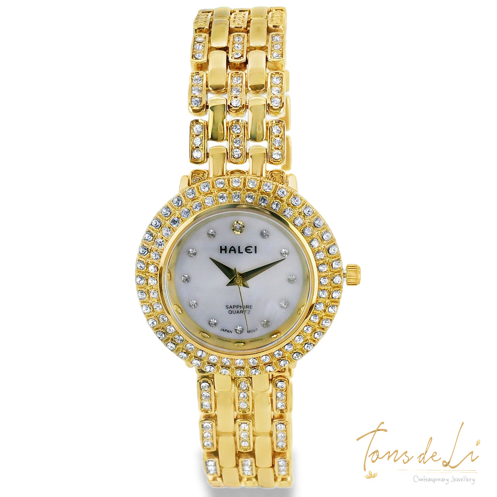 Watch Halei Sapphire Crystal Water Resistant - 32mm - Dial Mother of Pearl - Quartz