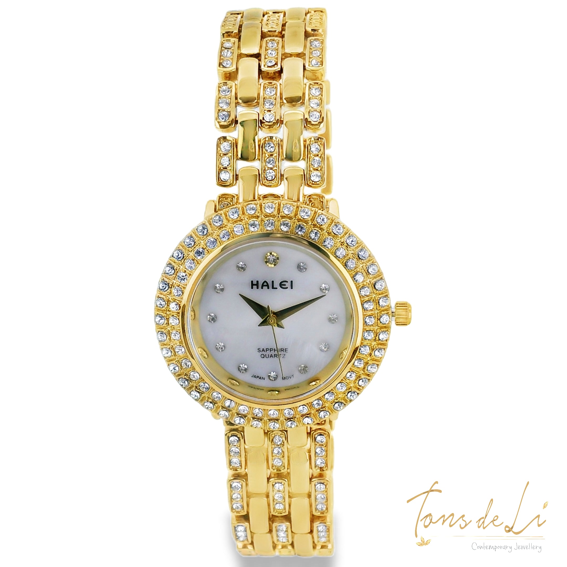 Watch Halei Sapphire Crystal Water Resistant - 32mm - Dial Mother of Pearl - Quartz