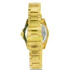 Halei Dive 40 mm Stainless Steel Back Watch – Water‑Resistant, Gold Bracelet, Fast UK Delivery