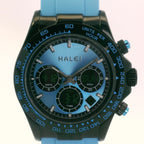 Halei Dual Time Sport 40 mm – Analog + Digital, Luminex Light, Alarm, Fast UK Delivery