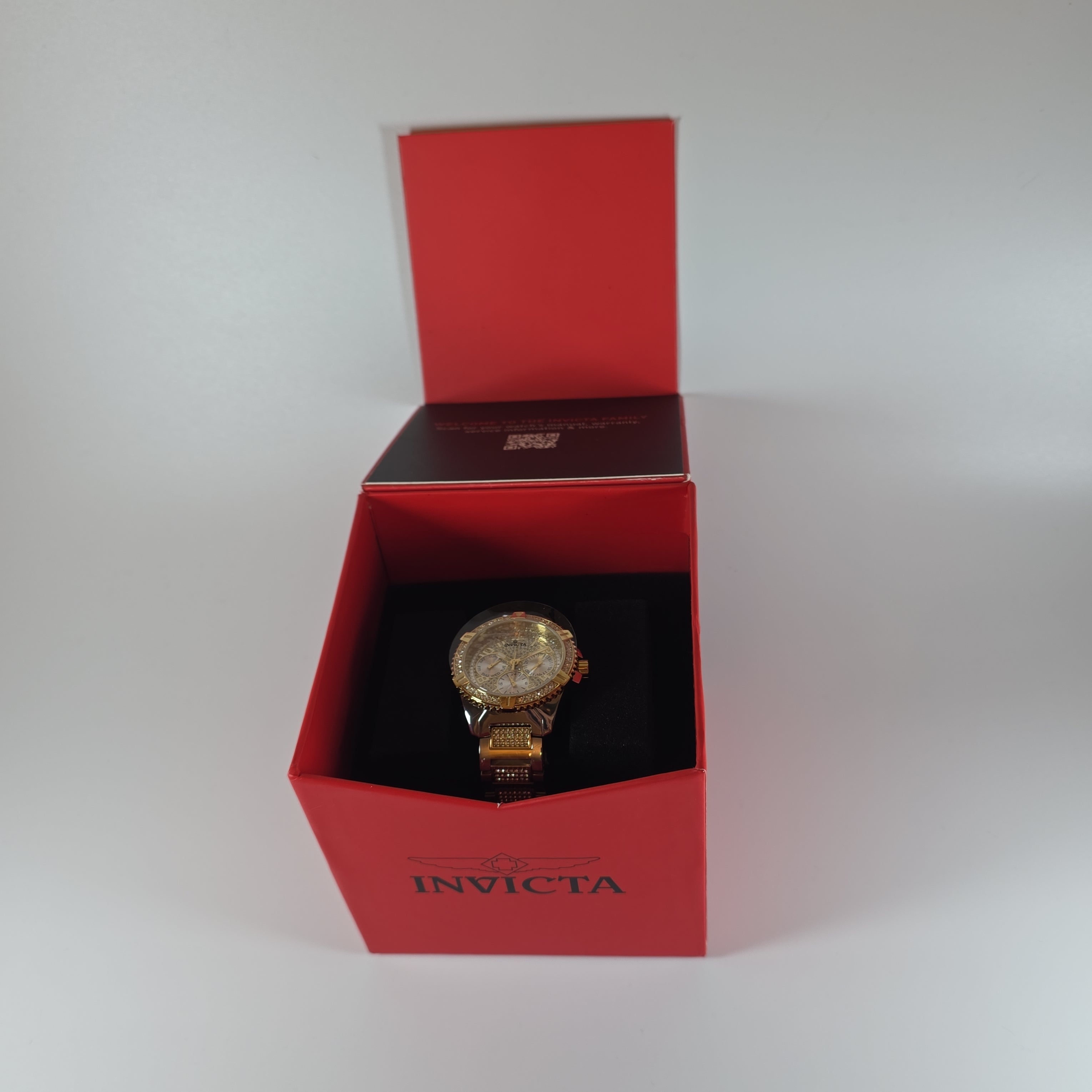 Invicta Celestial 48563 Elegant Ladies Quartz Watch Silver-Tone - 37mm Round