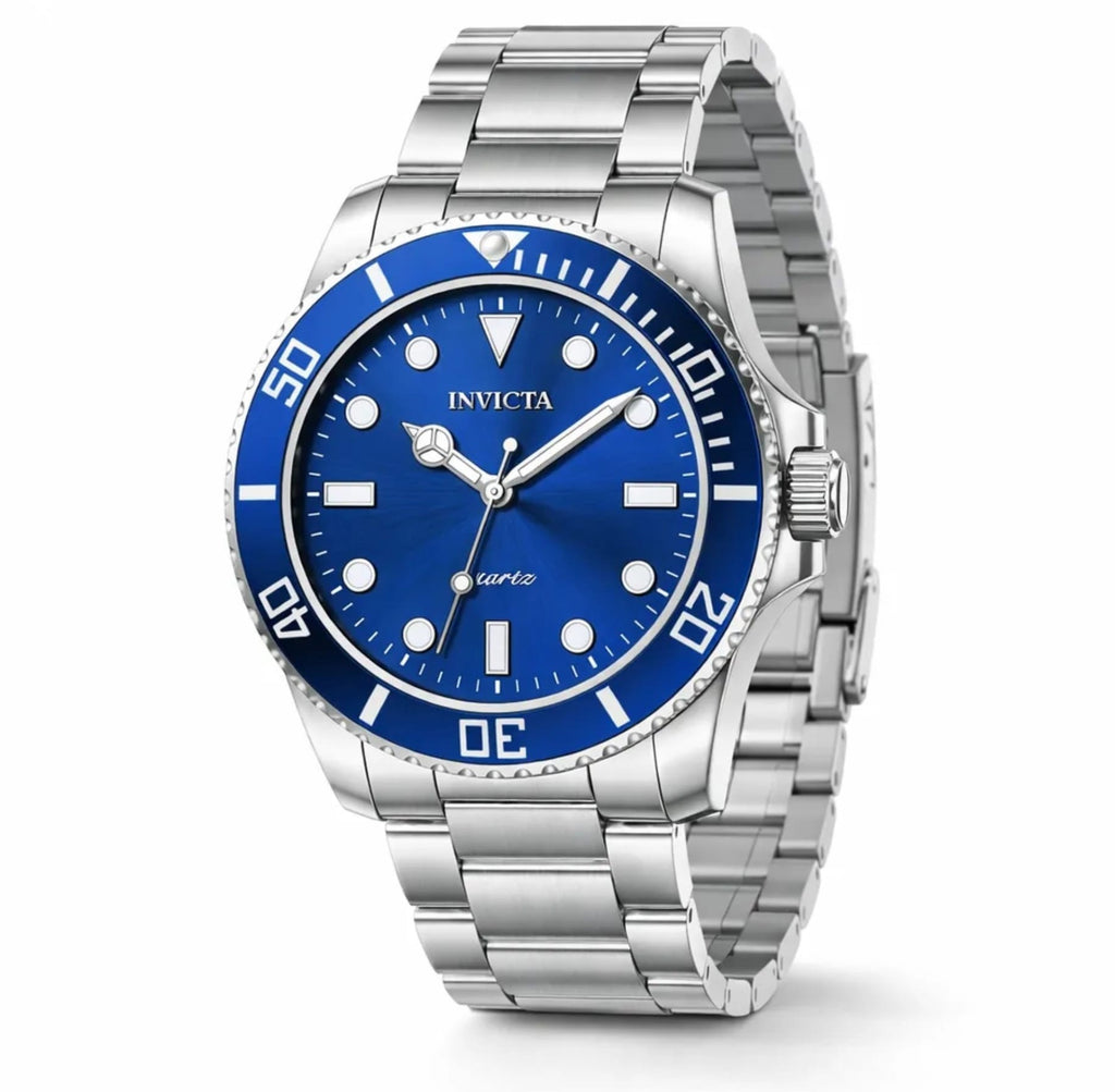 Watch Invicta Diver- 42mm - Steel, Silver Tone - 30 mts Water Resistance