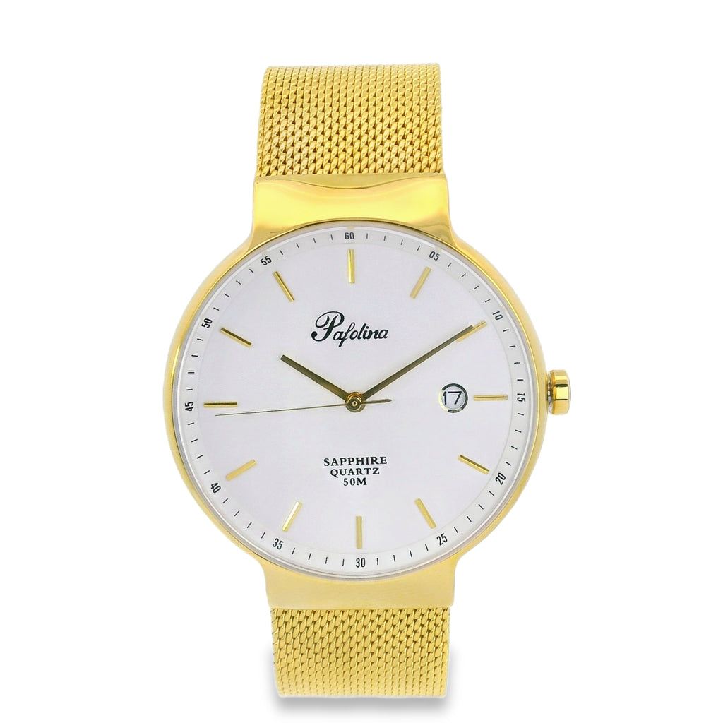 Pafolina Watch Minimalist – Scratch-resistant Sapphire Crystal Mesh Edition 40mm