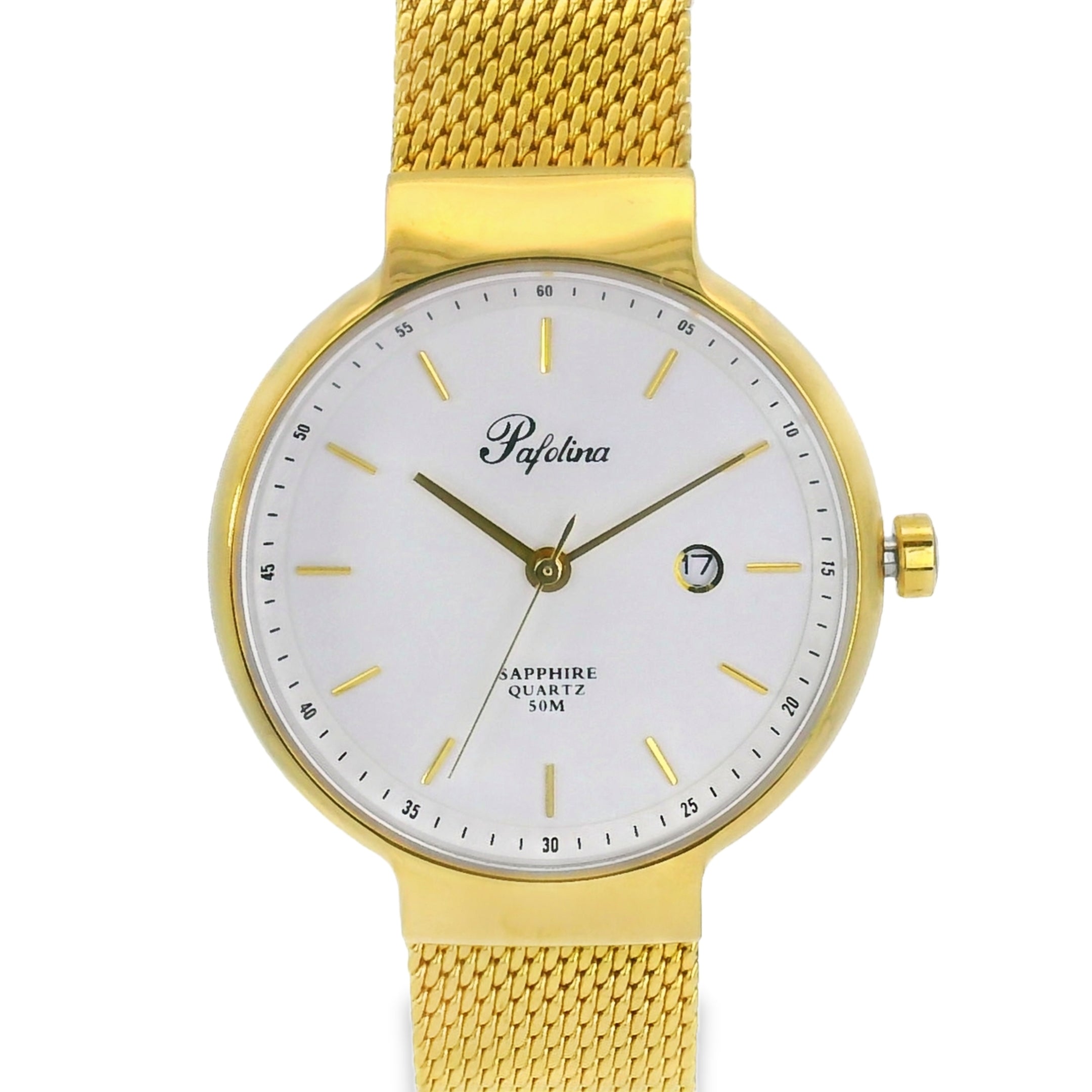 Pafolina Watch Minimalist – Scratch-resistant Sapphire Crystal Mesh Edition 30mm