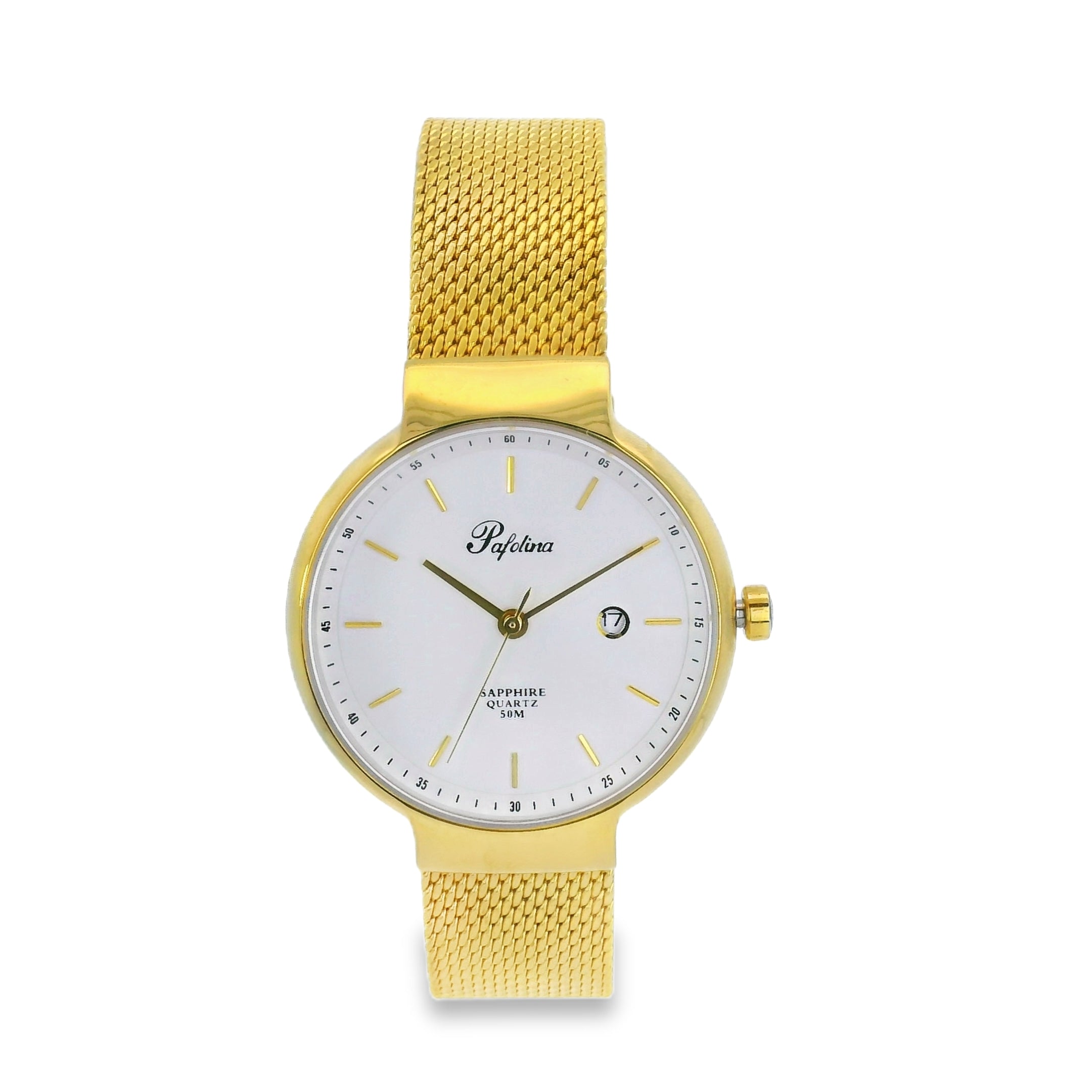 Pafolina Watch Minimalist – Scratch-resistant Sapphire Crystal Mesh Edition 30mm