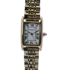SAMDA WS106WG Elegant "Tank" Ladies Quartz Watch Rose Gold-Tone - 22x25.5mm Rectangular