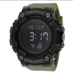 Activa Rugged Olive Green Digital Sports Watch – Military Style, Shock‑Resistant, 50M Water Resistant