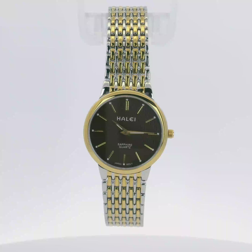 Halei Quartz Stainless Steel Sapphire Watch 28mm